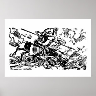 Don Quijote durch José Guadalupe Posada Poster