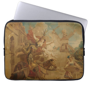 Don Quijote, von Torheit geleitet, 18. Jahrhundert Laptopschutzhülle