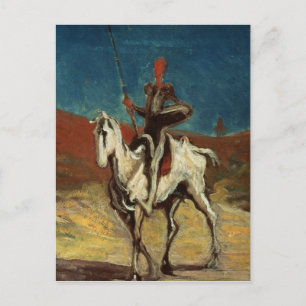 Don Quixote, c.1865-1870 Postkarte