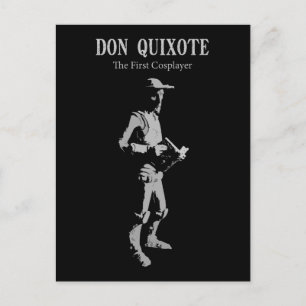 Don Quixote - der erste Cosplayer Postkarte