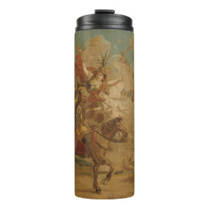 Don Quixote, geleitet von der Torheit, 18. Jahrhun Thermosbecher