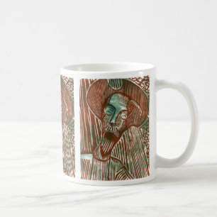 Don Quixote in Rust und Green Tiled Kaffeetasse