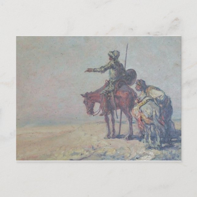 Don Quixote Postkarte (Vorderseite)