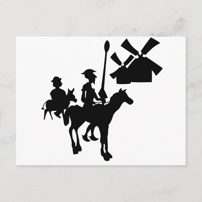 Don Quixote Postkarte (Vorderseite)