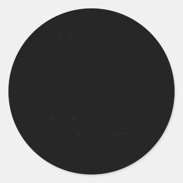 Don Quixote Runder Aufkleber (Vorderseite)