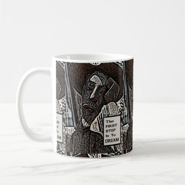 Don Quixote Wraparound-Tasse Kaffeetasse (Links)