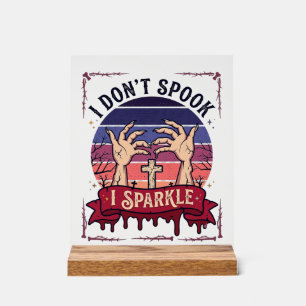 Don Spook Sparkle Zombie Hände Halloween Blut_1 Acrylschild