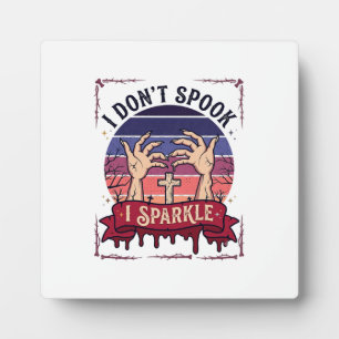 Don Spook Sparkle Zombie Hände Halloween Blut_1 Fotoplatte