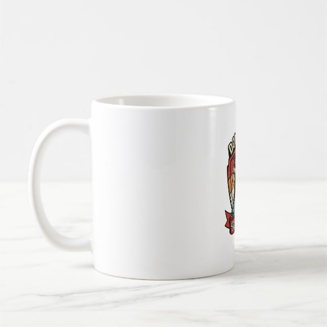 Don Stop Retrieving Black Labrador Hund Ente Retro Kaffeetasse (Links)