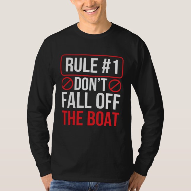 Don t Fall Off The Boat  Cruise Ship Cruising Wate T-Shirt (Vorderseite)