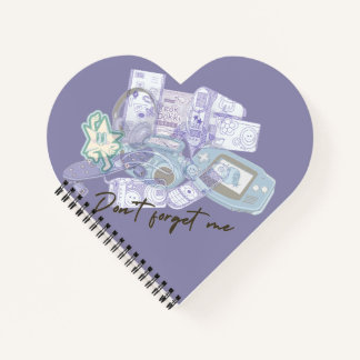 Don’t Forget Me – Nostalgic 2000s Memories  Notizbuch