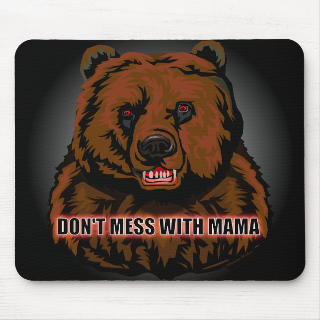 DON-" t-VERWIRRUNG MIT MUTTER - Mausunterlage Mousepad (Vorne)