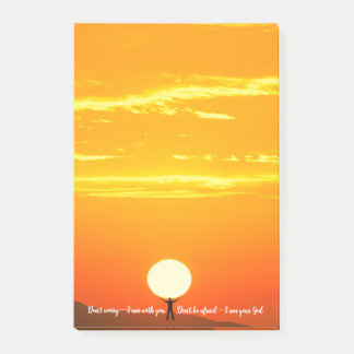 Don’t worry, I am with you. - Post-it Klebezettel