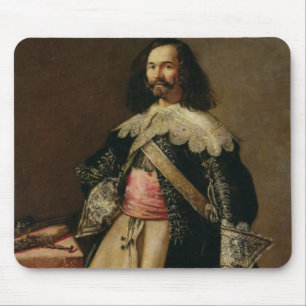 Don Tiburcio de Redin y Cruzat (Öl auf Leinwand) Mousepad