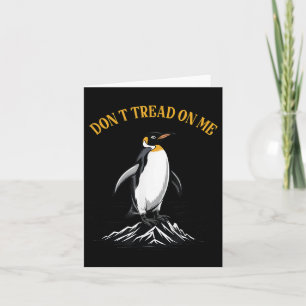 Don Tree auf Pinguinen, Steuern Penguin Funny Meme Karte