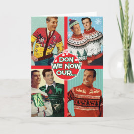 Don We now Our fabelhafte Sweaters - Gay Men Feiertagskarte