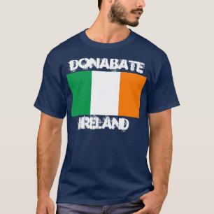 Donabate, Irland mit irischer Flagge T-Shirt