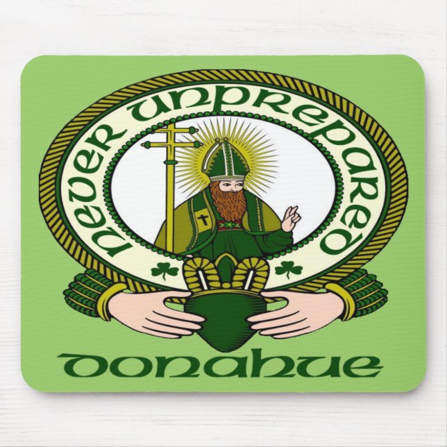 Donahue Clan-Motto-Mausunterlage Mousepad (Vorne)