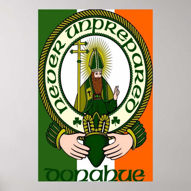 Donahue Clan Motto Poster Print (Vorne)