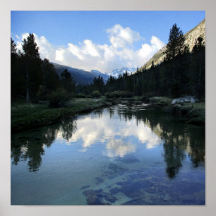 Donahue Pass von Lyell Fork - John Muir Trail Poster