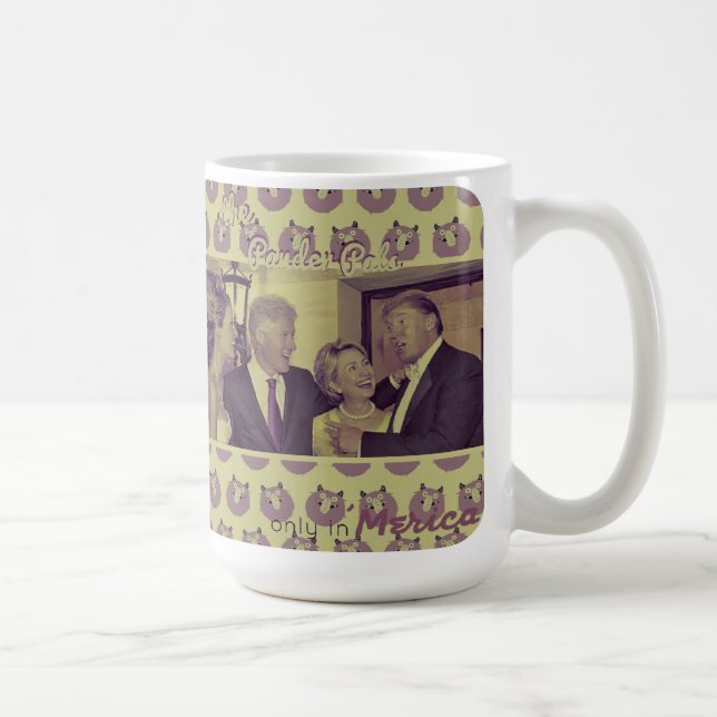 Donald Drumpf u. das Clintons = die Kaffeetasse (Rechts)