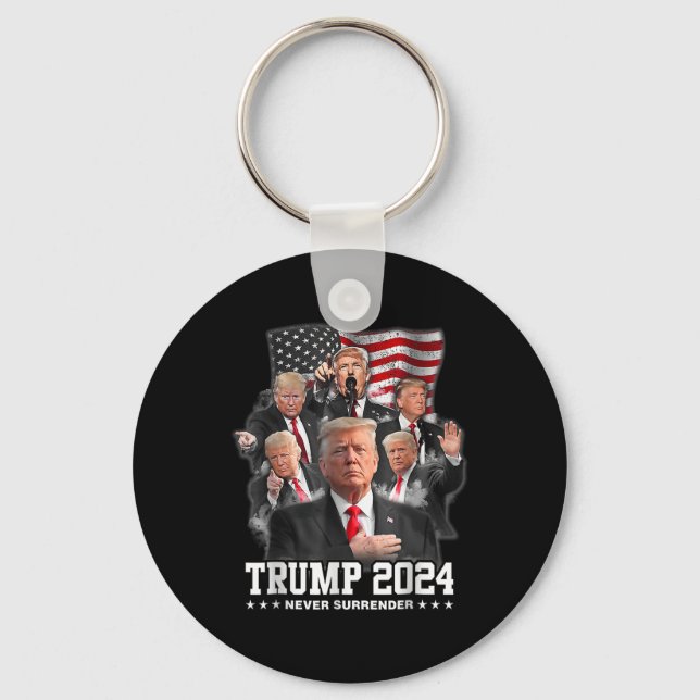 Donald J Trump 2024 Nie übergeben 1 Schlüsselanhänger (Vorderseite)