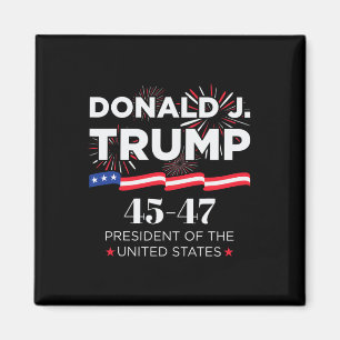 Donald J. Trump 45 47 Präsident Amtseinführungs Ta Magnet