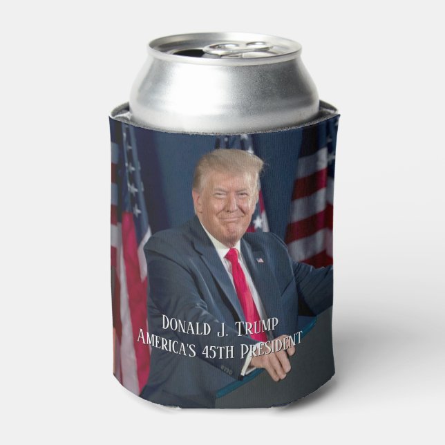 Donald J. Trump 45. Präsident Keepake Dosenkühler (Kanne Vorderseite)
