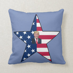 Donald J. Trump~ President~ US Flag~ Star ~ MAGA ~ Kissen