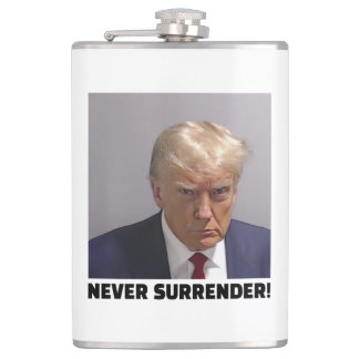 Donald J Trump Tasse Shot - Nie übergeben Long Sle Flachmann