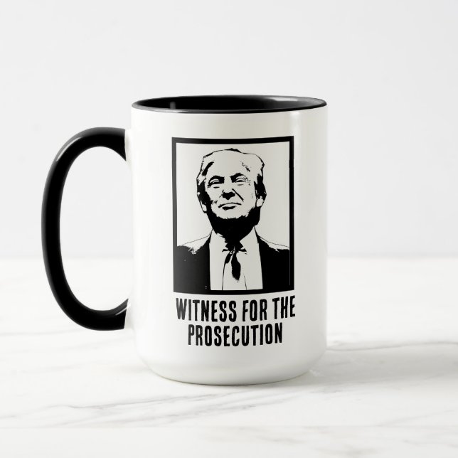 Donald J. Trump, Zeuge der Verfolgung Tasse (Links)