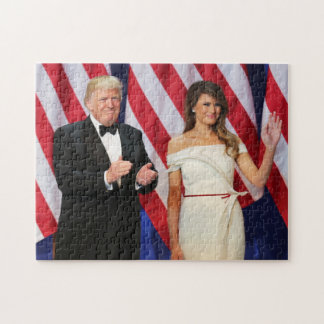 Donald & Melania Trump bei der Amtseinführung