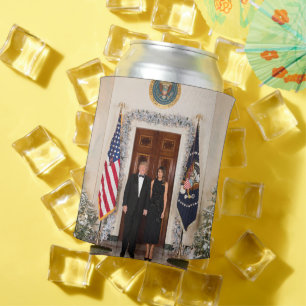 Donald & Melania Trumps Weihnachtsweißhaus Dosenkühler