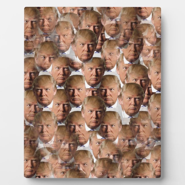 Donald Trompf Fotoplatte (Vorderseite)