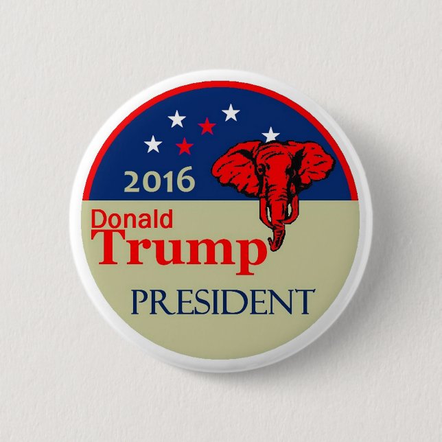 Donald Trump 2016 Button (Vorderseite)