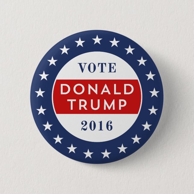 Donald Trump 2016 Button (Vorderseite)