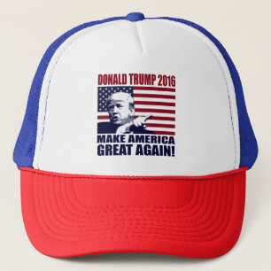 Donald Trump 2016 für Präsidenten Hat Truckerkappe