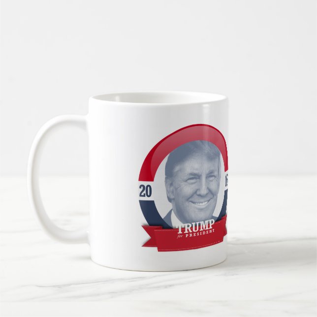 Donald Trump 2016 Kaffeetasse (Links)