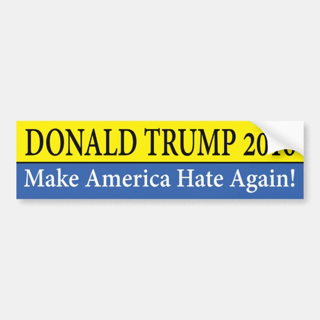 "DONALD TRUMP 2016: Lassen Sie Amerika wieder Autoaufkleber (Vorne)