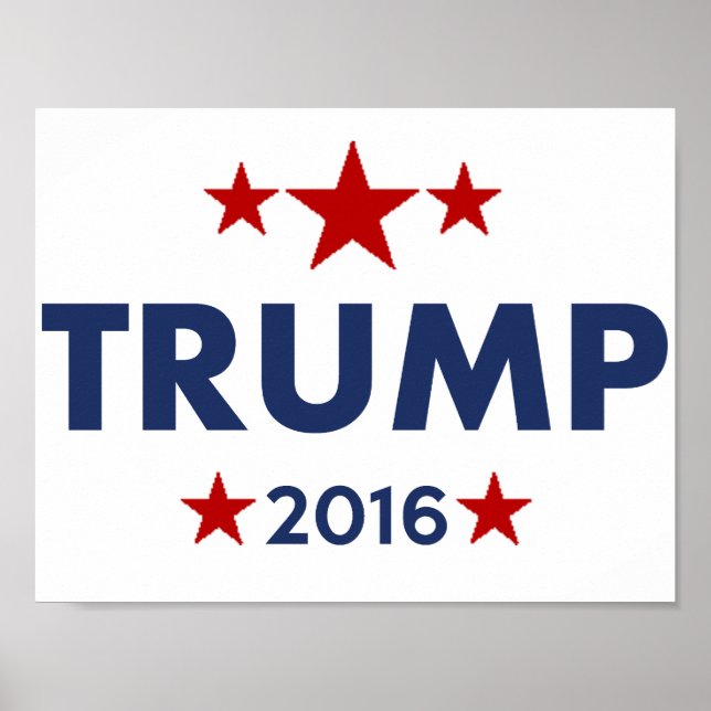 Donald Trump 2016 Poster (Vorne)