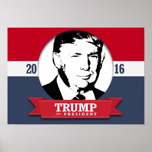 DONALD TRUMP 2016 POSTER (Vorne)
