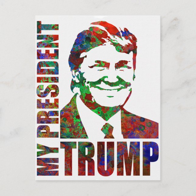 Donald Trump 2016 Präsidentschaftskandidat Postkarte (Vorderseite)