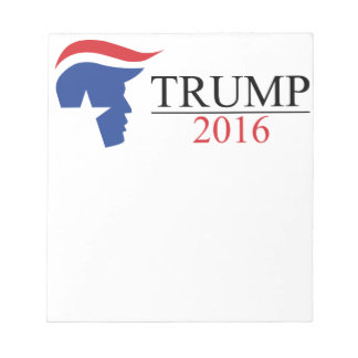 Donald Trump 2016 Präsidentschaftslogos Notizblock