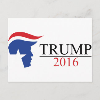 Donald Trump 2016 Präsidentschaftslogos Postkarte