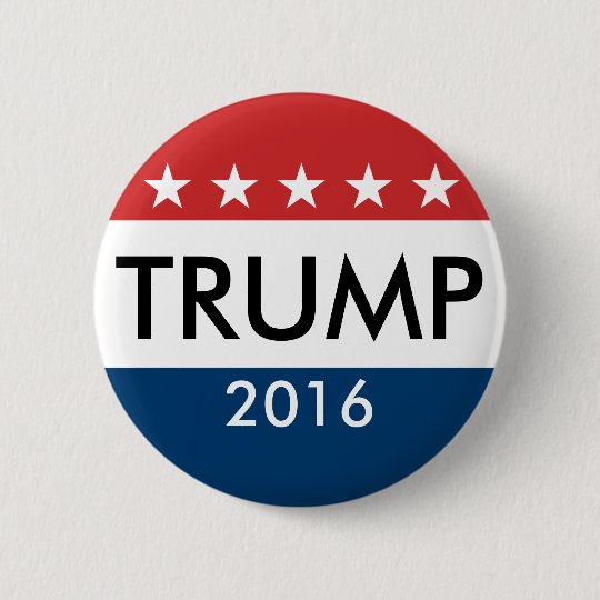 Donald Trump 2016 Runder Button 5,1 Cm