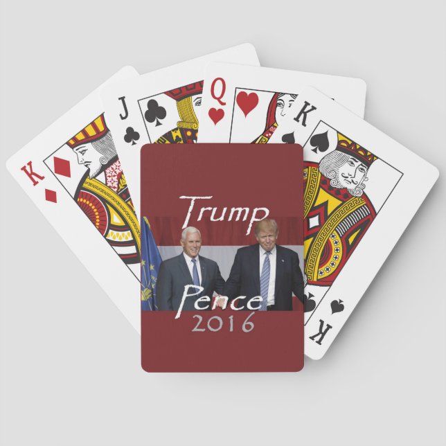 Donald TRUMP 2016 Spielkarten (Rückseite)