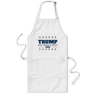 Donald Trump 2020 GRILLEN zum republikanischen Par Lange Schürze