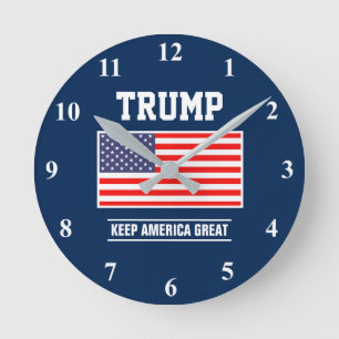 Donald Trump 2020: republikanische Uhr für die Wa