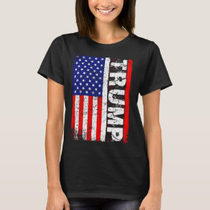 Donald Trump 2020 Vintage US-Flagge T-Shirts
