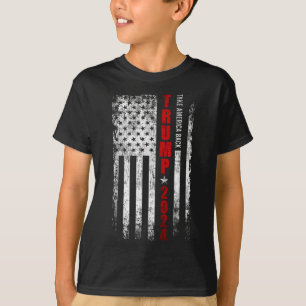 Donald Trump 2024: Amerikas amerikanische Flagge b T-Shirt